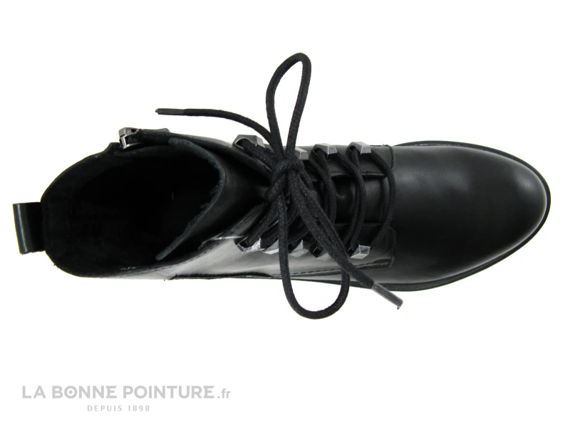 Marco Tozzi 2-25276-27 Black Nappa Boots Femme Lacets Zip 8 Marco Tozzi 2-25276-27 Black Nappa Boots Femme Lacets Zip - Image 6