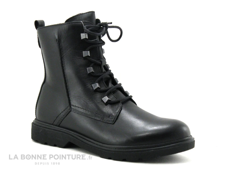 Marco Tozzi 2-25276-27 Black Nappa Boots Femme Lacets Zip 7 Marco Tozzi 2-25276-27 Black Nappa Boots Femme Lacets Zip - Image 5