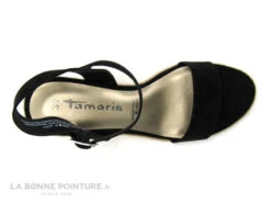 Tamaris 1-28300-28 Black - Sandale Espadrille Compensee Noire -Chaussures Pour Femmes cd24607c73b9e66c561f35ea11d5d5ef 3340801 168066