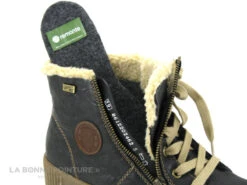 Remonte R7980-01 Noir Marron Beige - Basket Montante Femme -Chaussures Pour Femmes cd24607c73b9e66c561f35ea11d5d5ef a108601 175317