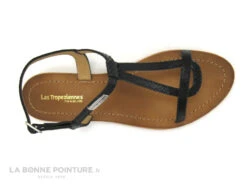 Tropeziennes HAMAT Noir Serpent - Sandale Plate Femme -Chaussures Pour Femmes cd24607c73b9e66c561f35ea11d5d5ef a245701 182375