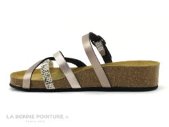 Autenti 689658 - Rose Beige Metal - Python - Mule Talon Compense -Chaussures Pour Femmes cd24607c73b9e66c561f35ea11d5d5ef img 0010.jpg 159968