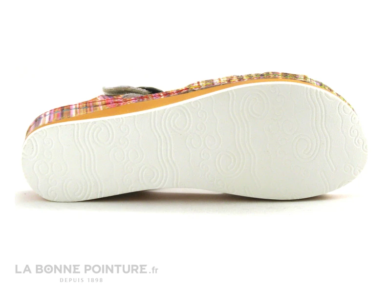 Laura Vita BRCUELO 242 Jaune Multicolore - Mule Femme 9 Laura Vita BRCUELO 242 Jaune Multicolore - Mule Femme - Image 7