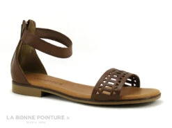 Jordana 3631 Marron - Sandale Plate Avec Contrefort -Chaussures Pour Femmes cd24607c73b9e66c561f35ea11d5d5ef img 0123.jpg 171653