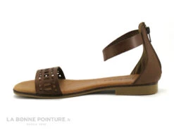 Jordana 3631 Marron - Sandale Plate Avec Contrefort -Chaussures Pour Femmes cd24607c73b9e66c561f35ea11d5d5ef img 0125.jpg 171650