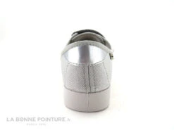 Semelflex Marie-Jo Pantoufle Gris Galet Velcro -Chaussures Pour Femmes cd24607c73b9e66c561f35ea11d5d5ef img 0143 76954