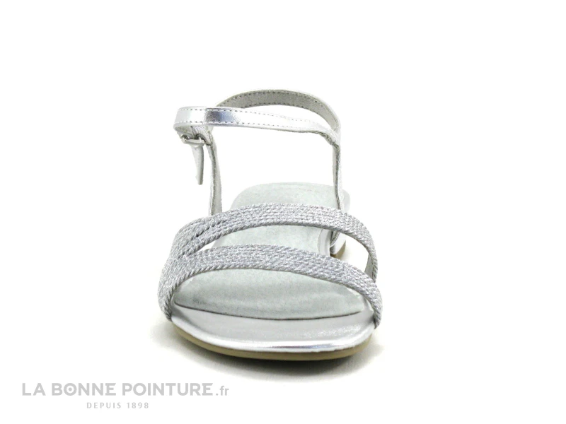 Marco Tozzi-28-185-28 Silver - Sandale Plate Femme Argent 4 Marco Tozzi-28-185-28 Silver - Sandale Plate Femme Argent - Image 2