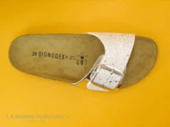 Biomodex 1854 Argent - Paillettes - Mule Plate - Bride Large -Chaussures Pour Femmes cd24607c73b9e66c561f35ea11d5d5ef img 0376.jpg 160485