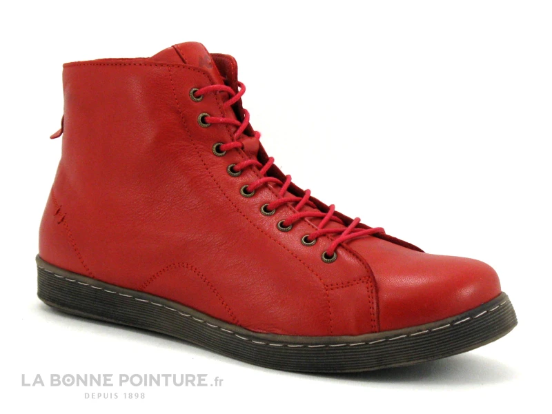 Andrea Conti 0341500-583 Chili - Chaussure Montante Rouge Fonce 3 Andrea Conti 0341500-583 Chili - Chaussure Montante Rouge Fonce