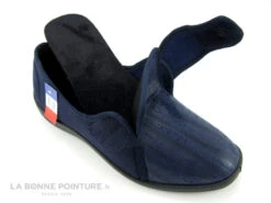 Fargeot UNAVY Marine - Chausson Confort Femme Avec Bride -Chaussures Pour Femmes cd24607c73b9e66c561f35ea11d5d5ef img 0452.jpg 160546