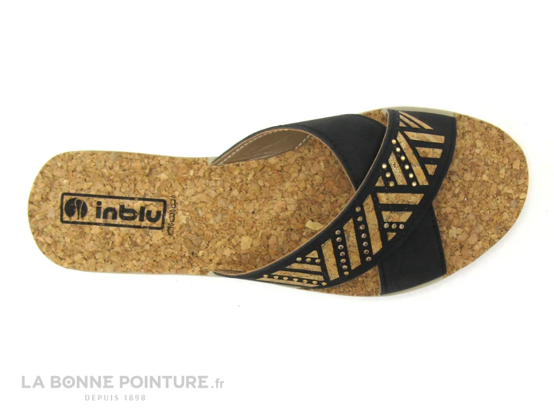 Inblu BMDMOO01 Noir - Semelle Liege - Mule Confort Femme 5 Inblu BMDMOO01 Noir - Semelle Liege - Mule Confort Femme - Image 3