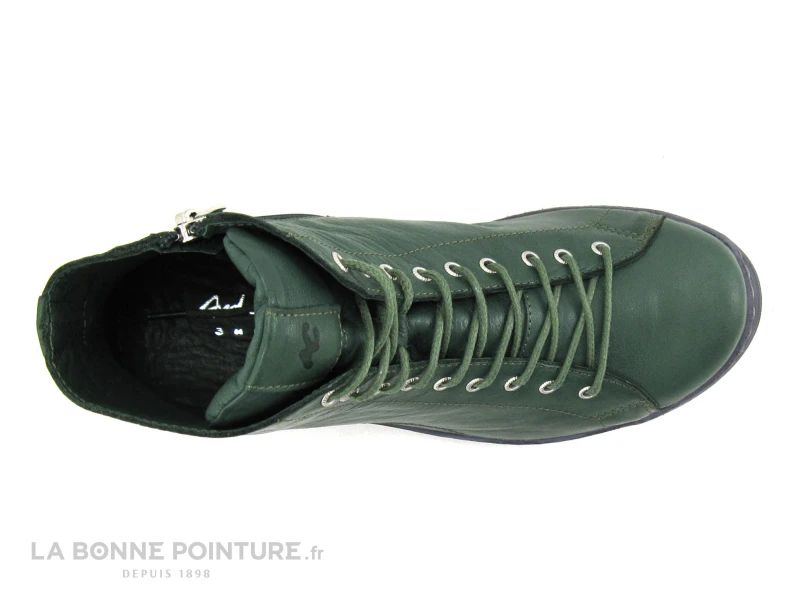 Andrea Conti Tanne 0344900-147 - Basket Montante Femme Cuir Vert 8 Andrea Conti Tanne 0344900-147 - Basket Montante Femme Cuir Vert - Image 6