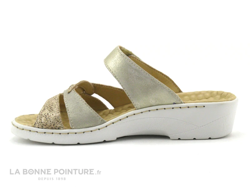 Pedi Girl CHAHID Platine - Mule Confort Femme 5 Pedi Girl CHAHID Platine - Mule Confort Femme – Image 3