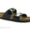 Birkenstock SIDNEY Birko Flor Vernis Noir - Boucle Or - BK1000551- Mule -Chaussures Pour Femmes cd24607c73b9e66c561f35ea11d5d5ef img 0674.jpg 160790