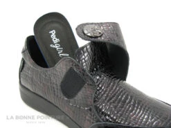 Pedi Girl DEMBA AMO Noir Bordeaux Croco - Chaussure Basse Femme A Scrach -Chaussures Pour Femmes cd24607c73b9e66c561f35ea11d5d5ef img 0837.jpg 172579