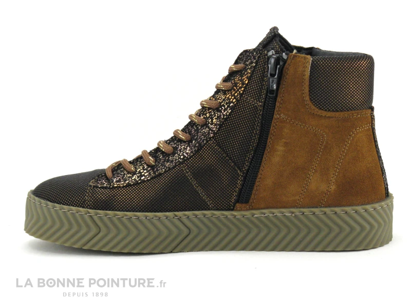 La Vie Est Belle - FUSAIN - Marron - Basket Montante Femme 5 La Vie Est Belle - FUSAIN - Marron - Basket Montante Femme - Image 3