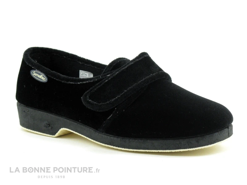 Semelflex Cleo 2 Chausson Noir Velcro 3 Semelflex Cleo 2 Chausson Noir Velcro