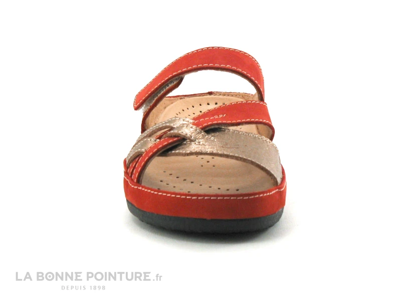 Pedi Girl CLOW Rouge - Mule Confort Femme 4 Pedi Girl CLOW Rouge - Mule Confort Femme - Image 2