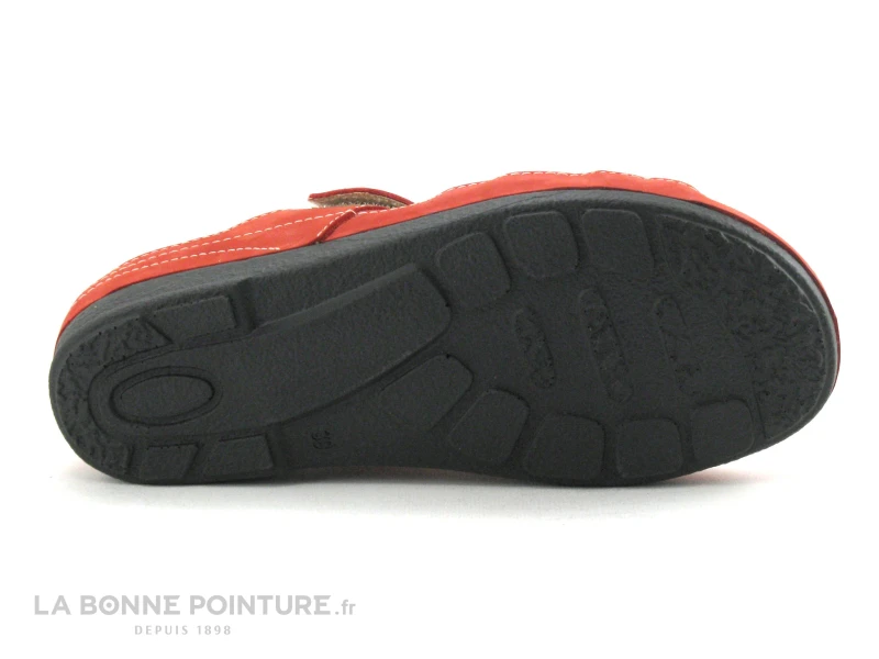 Pedi Girl CLOW Rouge - Mule Confort Femme 9 Pedi Girl CLOW Rouge - Mule Confort Femme - Image 7
