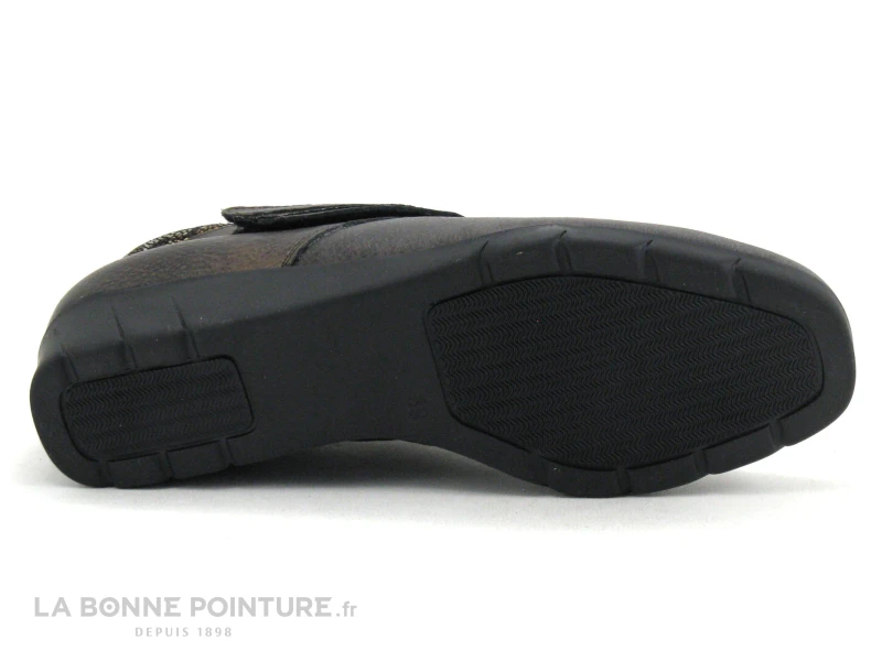 Pedi Girl BILIAN Bronze Noir - Chaussure Montante Femme Avec Velcro 8 Pedi Girl BILIAN Bronze Noir - Chaussure Montante Femme Avec Velcro - Image 6