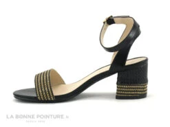 The Divine Factory QL3905 Noir - Paille - Talon Carre - Sandale -Chaussures Pour Femmes cd24607c73b9e66c561f35ea11d5d5ef img 1558.jpg 149118