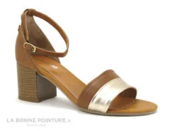 Shoelab LYLIROSE Platine - Marron Camel - Sandale Talon Epais -Chaussures Pour Femmes cd24607c73b9e66c561f35ea11d5d5ef img 1575.jpg 148533