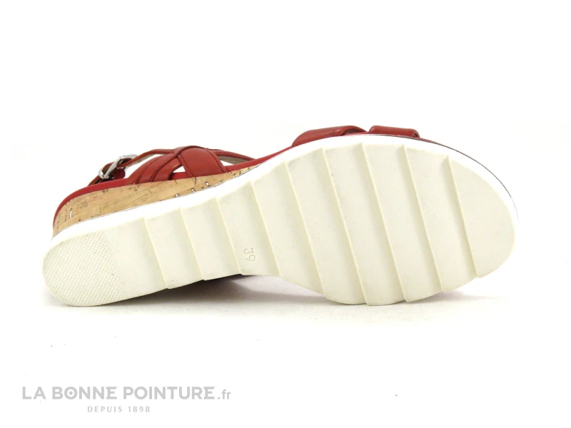 Marco Tozzi Premio 2-28724-24 Chili - Sandale Rouge 7 Marco Tozzi Premio 2-28724-24 Chili - Sandale Rouge – Image 5