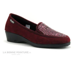 Semelflex JANET Bordeaux - Chausson Femme A Petit Talon