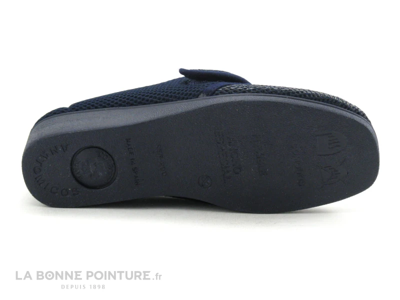 A Campello DELFINA 1568 - Chausson Velcro Femme Bleu Marine 6 A Campello DELFINA 1568 - Chausson Velcro Femme Bleu Marine - Image 4