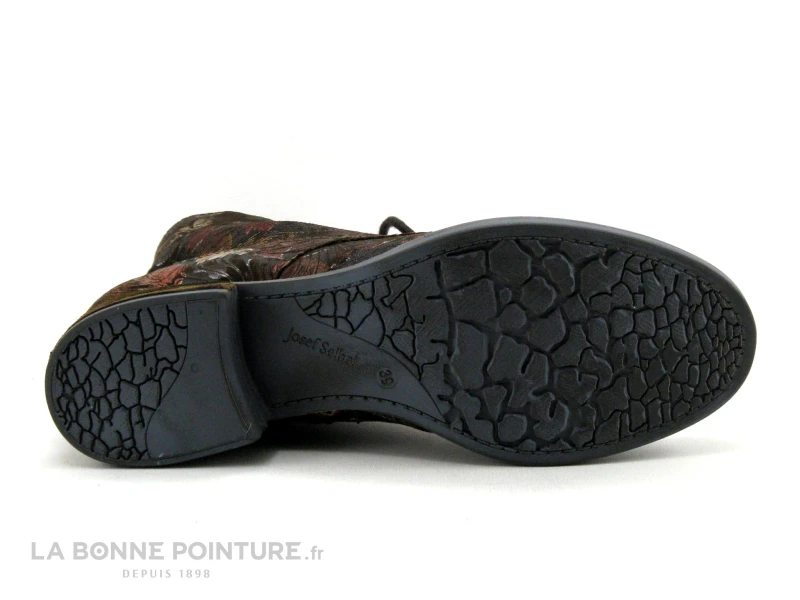 Josef Seibel 76501 Sanja 01 - Chaussure Montante Femme Imprime Marron 9 Josef Seibel 76501 Sanja 01 - Chaussure Montante Femme Imprime Marron - Image 7