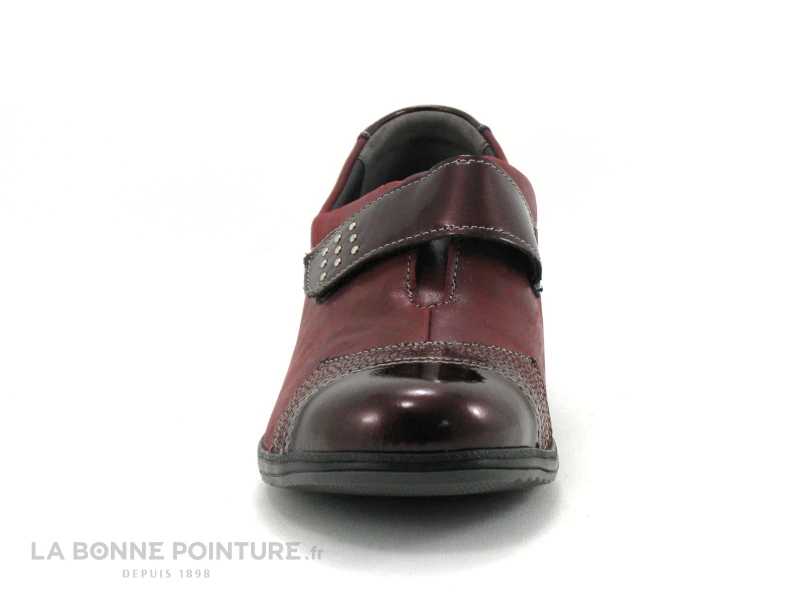 Suave Dallas 7510 TS Velcro - Maroon Multi - Chaussure Bordeaux Femme 4 Suave Dallas 7510 TS Velcro - Maroon Multi - Chaussure Bordeaux Femme - Image 2