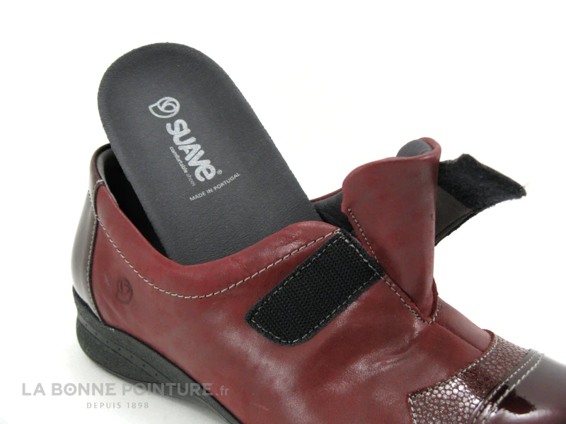 Suave Dallas 7510 TS Velcro - Maroon Multi - Chaussure Bordeaux Femme 7 Suave Dallas 7510 TS Velcro - Maroon Multi - Chaussure Bordeaux Femme - Image 5