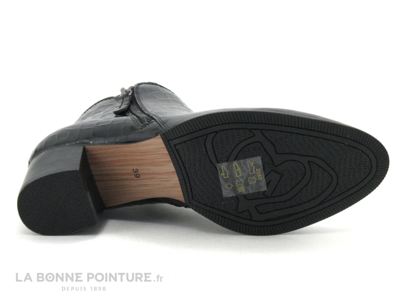 MamZelle TILIA Croco Verni Noir - Boots Mode Femme 9 MamZelle TILIA Croco Verni Noir - Boots Mode Femme - Image 7