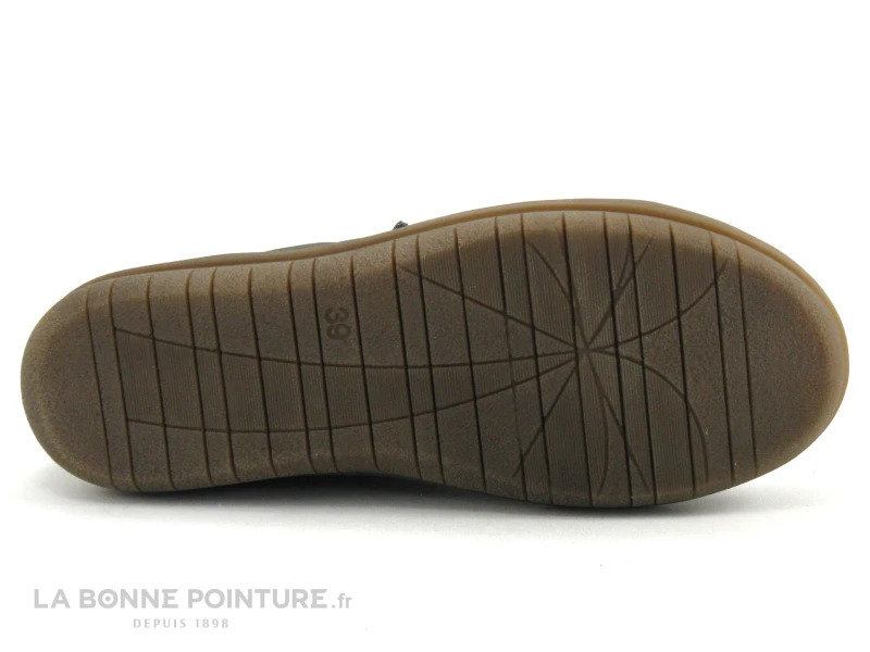 Jungla 7552 Kaki - Chaussure Montante Femme Avec Elastique Et Zip 9 Jungla 7552 Kaki - Chaussure Montante Femme Avec Elastique Et Zip - Image 7