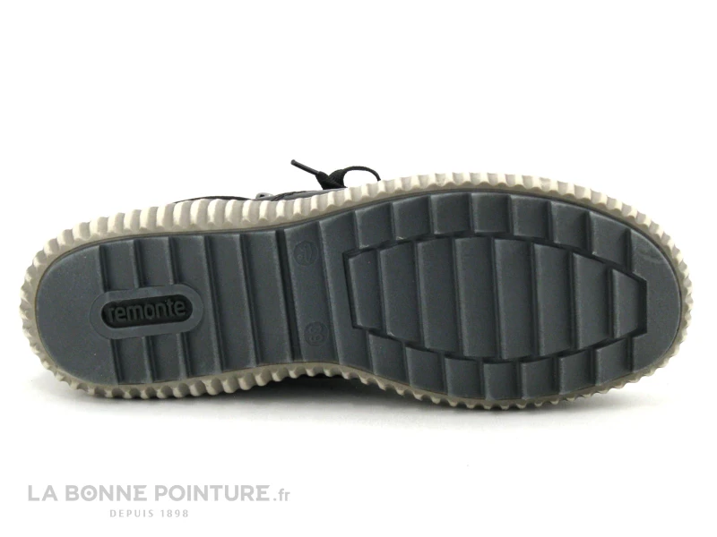 Remonte R8271-01 - Basket Montante Femme Noire Zippee 8 Remonte R8271-01 - Basket Montante Femme Noire Zippee - Image 6