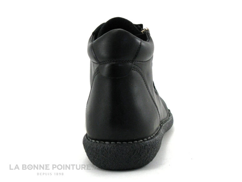 Brans 13580 Negro - Boots Femme Cuir Noir Avec Elastique Et Zip 6 Brans 13580 Negro - Boots Femme Cuir Noir Avec Elastique Et Zip – Image 4