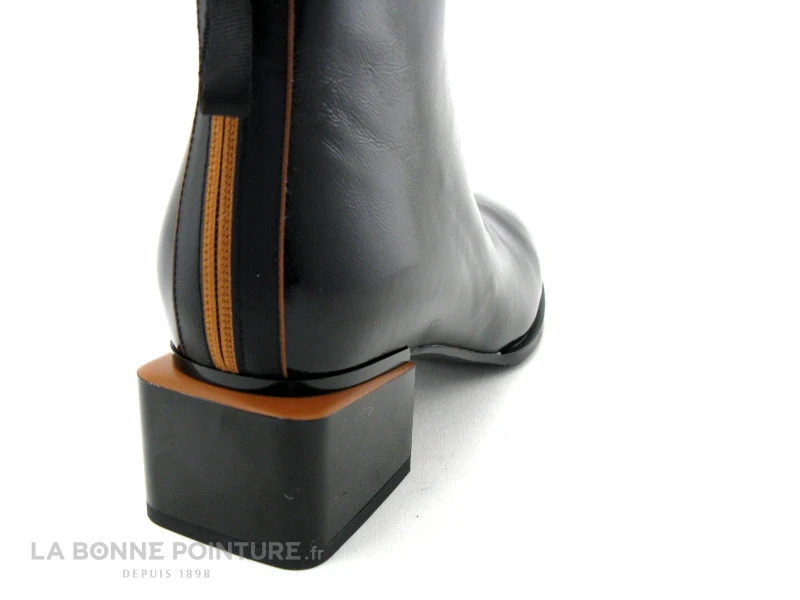 Metamorf Ose MACHINCHOUETTE Brique - Boots Femme Noir Verni 8 Metamorf Ose MACHINCHOUETTE Brique - Boots Femme Noir Verni - Image 6