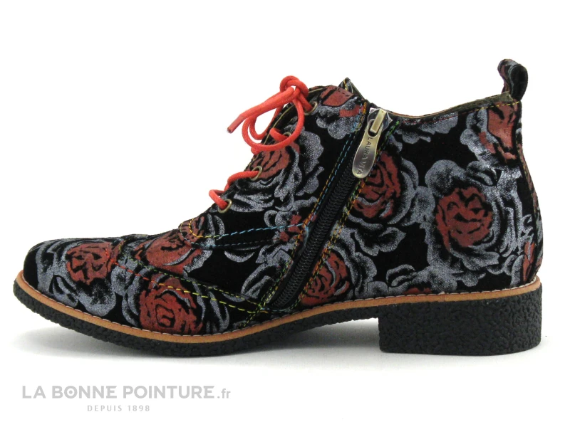 Laura Vita COCRALIEO 07M Grenat - Chaussure Semi Montante Femme 4 Laura Vita COCRALIEO 07M Grenat - Chaussure Semi Montante Femme - Image 3