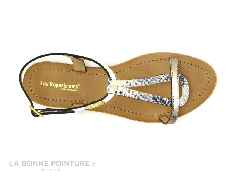 Tropeziennes HAMAT 19018 Blanc Multi - Sandale Plate 8 Tropeziennes HAMAT 19018 Blanc Multi - Sandale Plate - Image 6