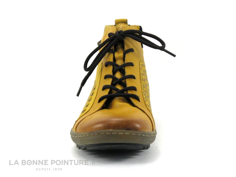 Remonte R1499-68 Jaune - Chaussure Montante Femme 4 Remonte R1499-68 Jaune - Chaussure Montante Femme - Image 2