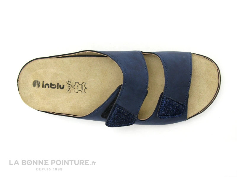 Inblu CONDIBES WD133F03 Bleu Marine - Mule Velcro Femme 6 Inblu CONDIBES WD133F03 Bleu Marine - Mule Velcro Femme - Image 4