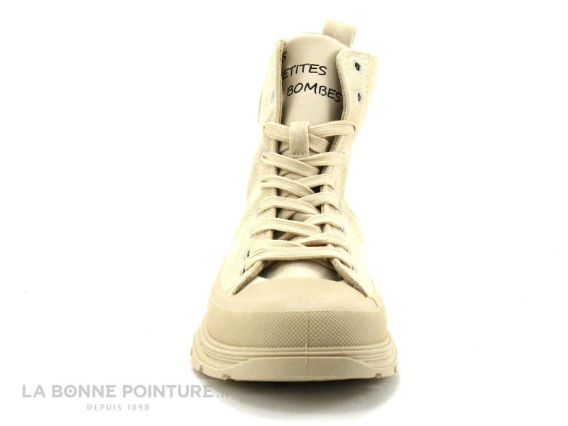LPB Les Petites Bombes - ELENA Beige - Basket Montante Femme 4 LPB Les Petites Bombes - ELENA Beige - Basket Montante Femme - Image 2