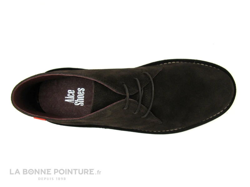 Alce Shoes 103 Moka - Chaussure Montante Femme Marron Fonce 8 Alce Shoes 103 Moka - Chaussure Montante Femme Marron Fonce - Image 6