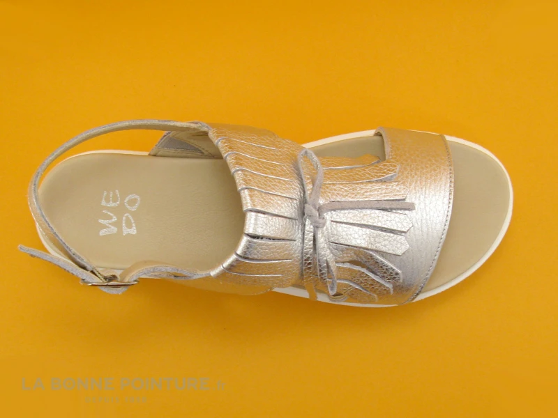 We Do 44562 Silver - Sandale Compensee Gris Metal 8 We Do 44562 Silver - Sandale Compensee Gris Metal - Image 6