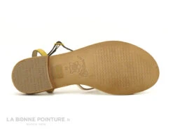 Tropeziennes HIRONBUC Jaune Or - 23266 - Sandale Plagette -Chaussures Pour Femmes cd24607c73b9e66c561f35ea11d5d5ef img 2369.jpg 149308