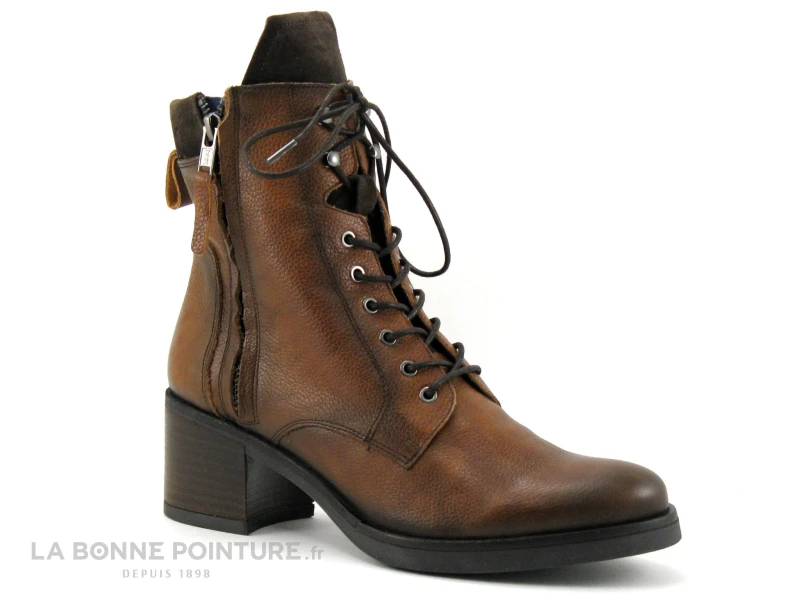 Dorking ROX D8325 INCA - Cuero Ebano - Boots Talon Large Marron 3 Dorking ROX D8325 INCA - Cuero Ebano - Boots Talon Large Marron