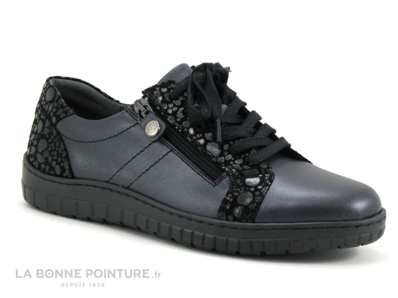 3 Points De Suspension KIABRAISI 19450-061 - Noir - Derby Femme 7 3 Points De Suspension KIABRAISI 19450-061 - Noir - Derby Femme - Image 5