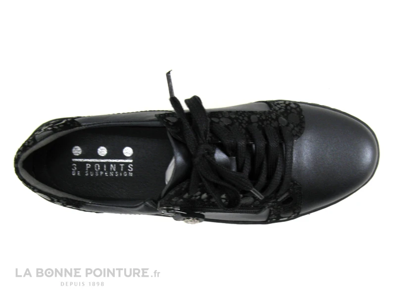 3 Points De Suspension KIABRAISI 19450-061 - Noir - Derby Femme 8 3 Points De Suspension KIABRAISI 19450-061 - Noir - Derby Femme - Image 6