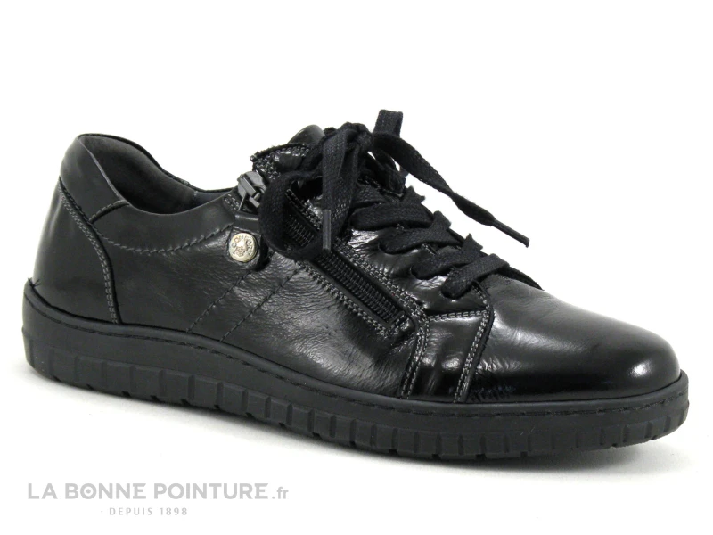 3 Points De Suspension KIAZIP 19450 Vernis Noir - Derby Femme 3 3 Points De Suspension KIAZIP 19450 Vernis Noir - Derby Femme