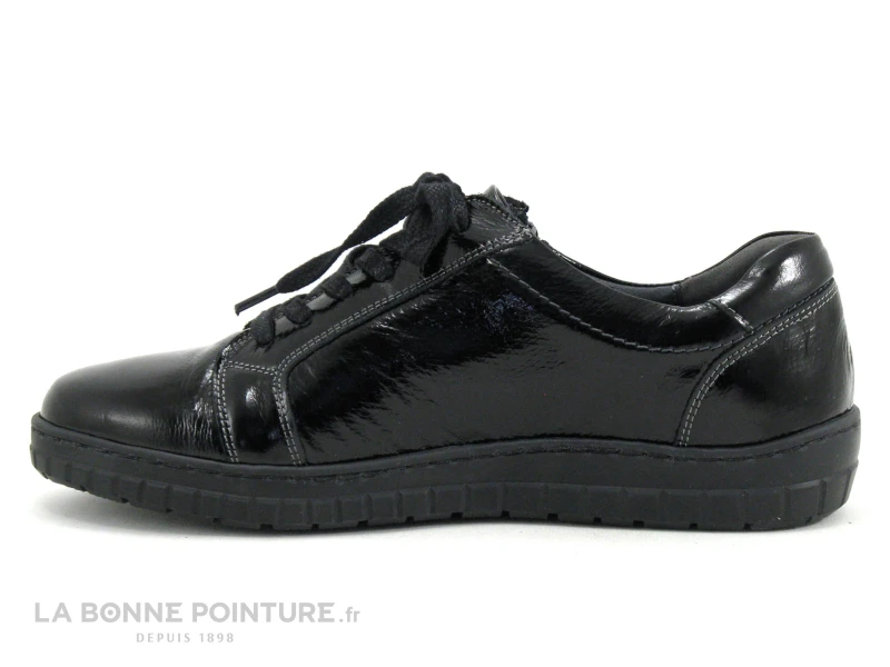 3 Points De Suspension KIAZIP 19450 Vernis Noir - Derby Femme 5 3 Points De Suspension KIAZIP 19450 Vernis Noir - Derby Femme - Image 3